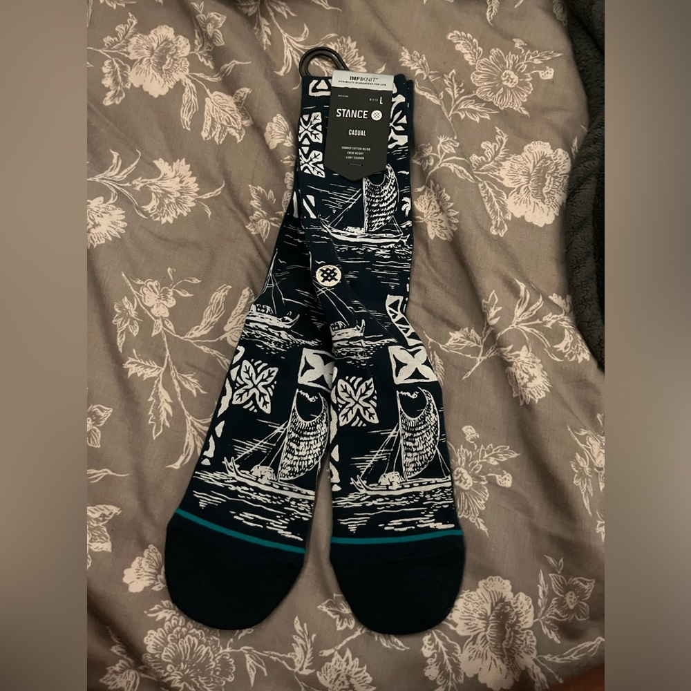 Stance hawaiian print socks men’s L